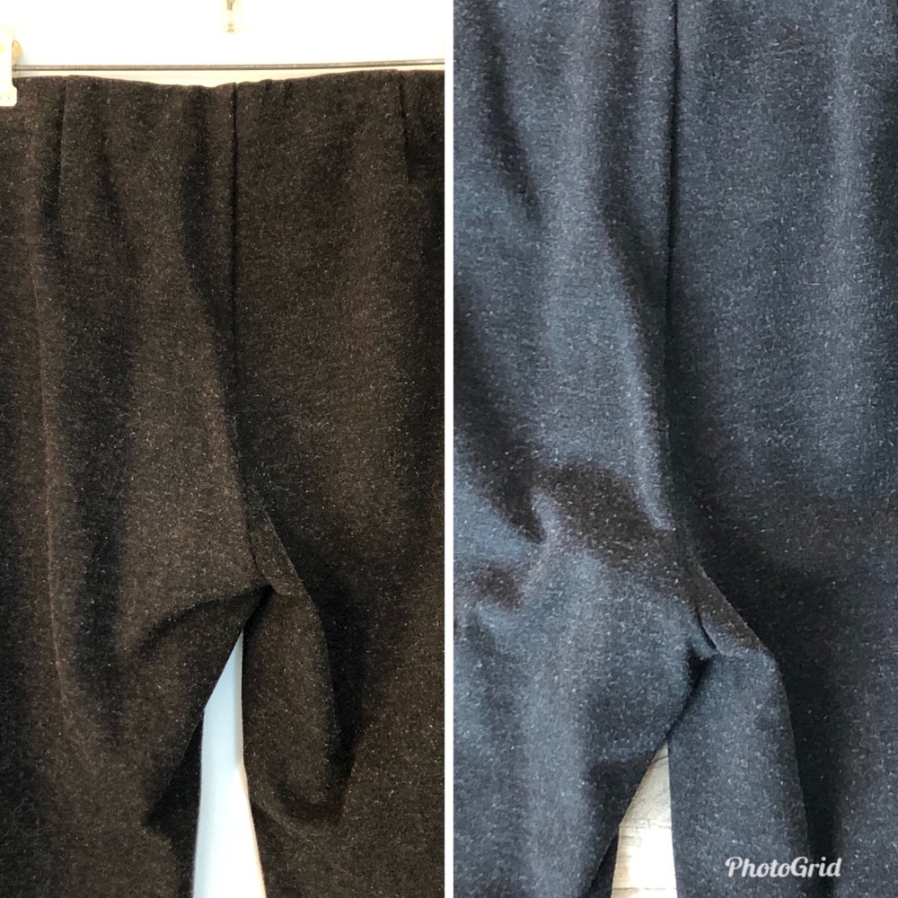 Eileen Fisher Grey Ponte Knit Pants Trousers, size Medium Petite - Picture 7 of 8